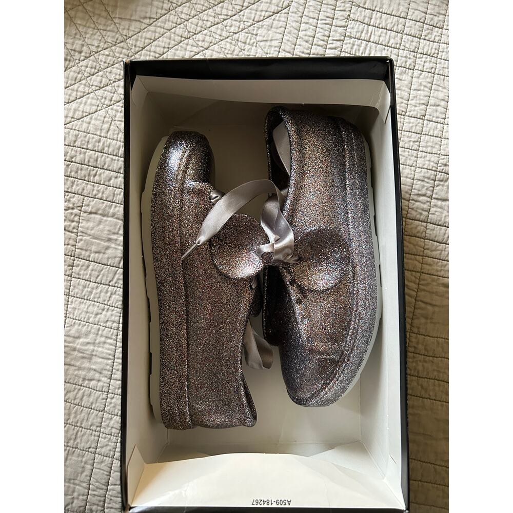 Melissa Disney Glitter Lace Up Jelly Sneakers - Picture 7 of 7